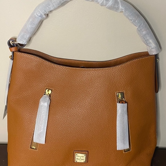 NWT- Dooney & Bourke Pebble Grain Cooper Hobo - Picture 5 of 8
